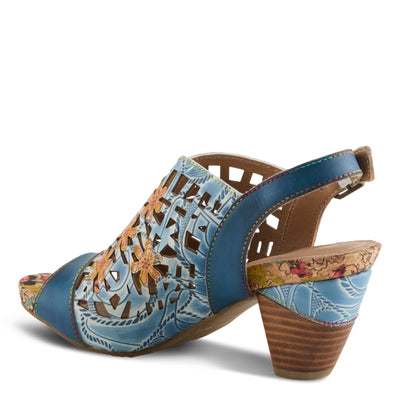 L'Artiste by Spring Step Women's Eclipsing Pump, Blue Multi, 9.5-10