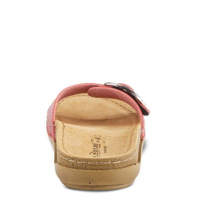 Flexus Women's Baronca Slide Sandal Red EU 37 / US 6.5-7