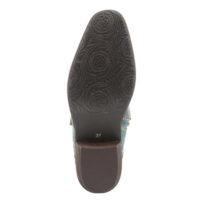 L'Artiste Women's RODEHA Booties Teal EU 41/9.5-10