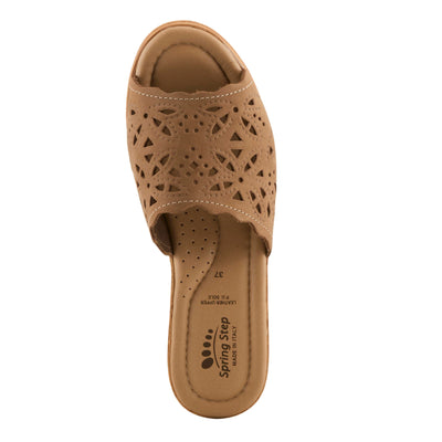 Women's Spring Step ESTELLA Fashion Wedge Slide Sandals