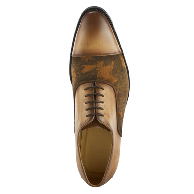 Spring Step L'Artiste Men's Calder Leather Oxford Shoes Camel EU 44 / US 10.5-11