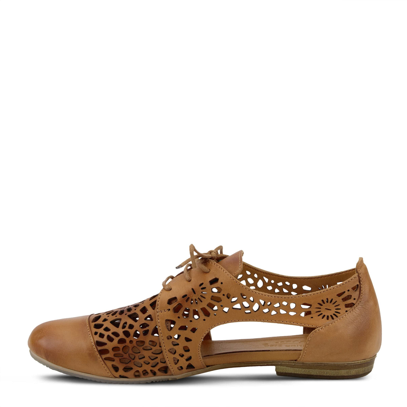 Spring Step Women's Theone Lace-Up Shoe Camel EU 37 / US 6.5-7