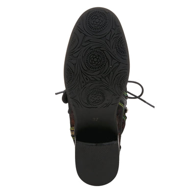 Spring Step L'Artiste Women's Chrissy Bootie Black Multi EU 41 / US 9.5-10