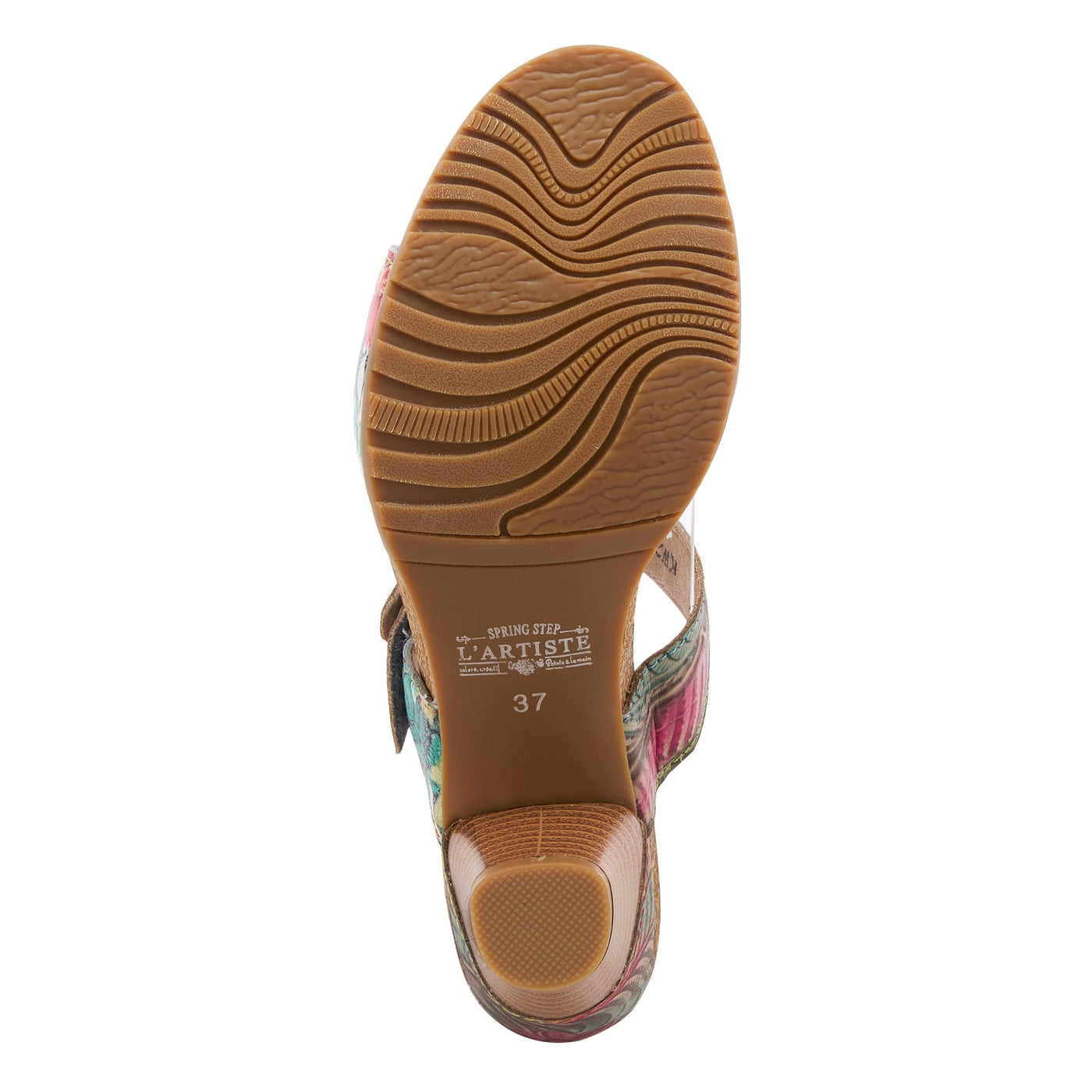 Spring Step L'Artiste Women's Bari Slide Sandal Grey Multi EU 36 / US 5.5-6