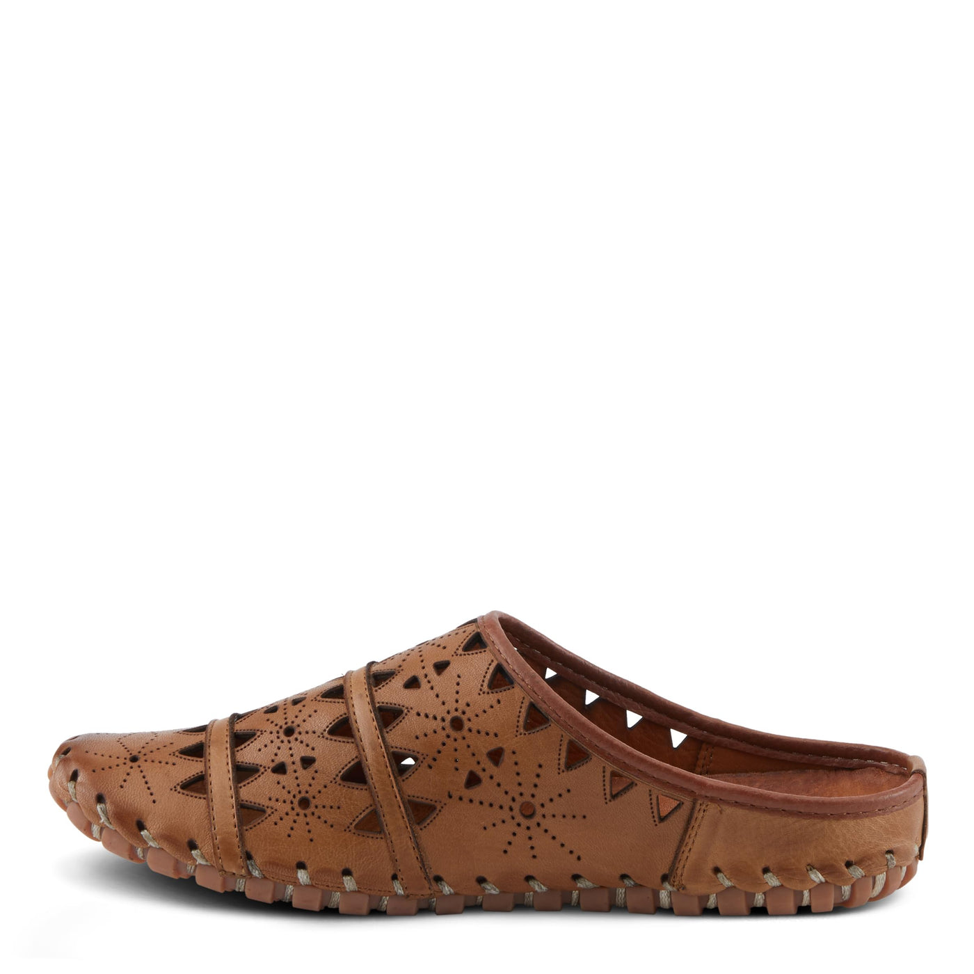 Spring Step Fusalide Slip-On Shoes for Womens - Comfortable Slip-On Shoes with Rubber Outsole - Casual Leather Clogs for Women - Brown EU 36 / US 5.5-6