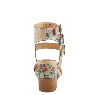 Spring Step L'Artiste Women's Rheba High Heel Sandal Beige Multi EU 39 / US 8.5