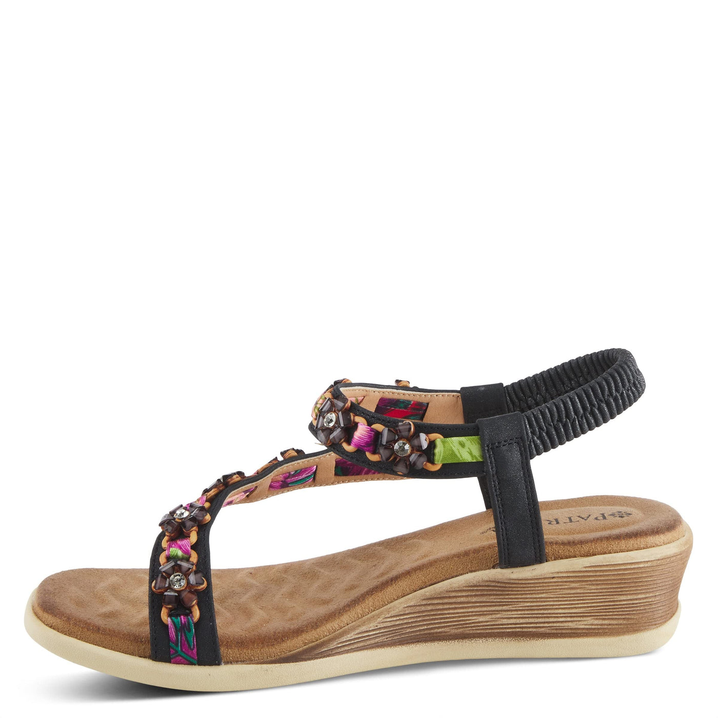PATRIZIA Women's Kalil Slingback Sandal Black EU 40 / US 9