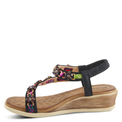 PATRIZIA Women's Kalil Slingback Sandal Black EU 41 / US 9.5-10