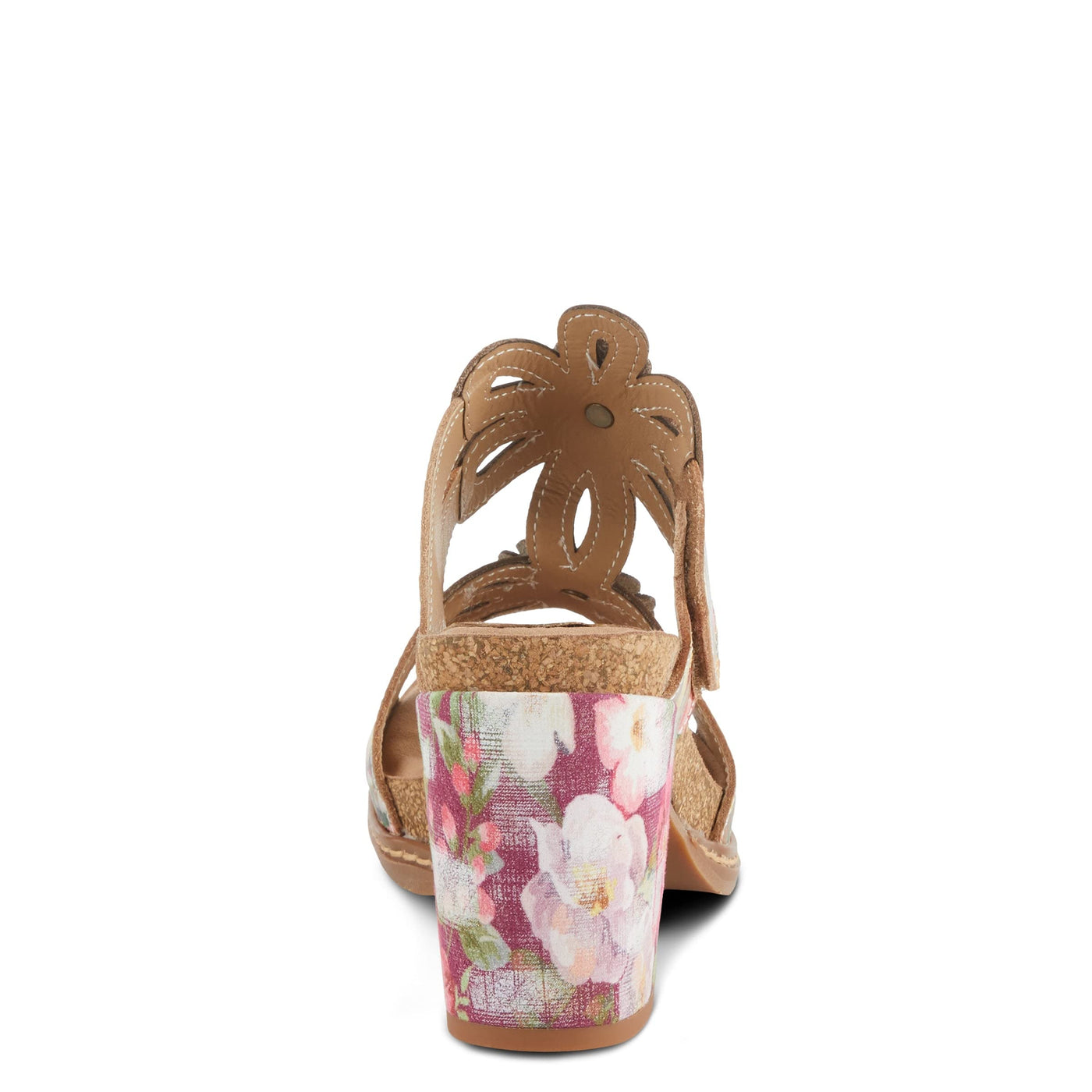 Spring Step L'Artiste Women's Gwena Slide High Heel Sandal Tan Multi EU 36 / US 5.5-6