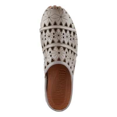 Spring Step Fusalide Slip-On Shoes for Womens - Comfortable Slip-On Shoes with Rubber Outsole - Casual Leather Clogs for Women - Grey EU 36 / US 5.5-6