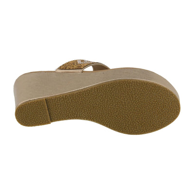 PATRIZIA Women's Heena Sandals Gold EU 40 / US 9