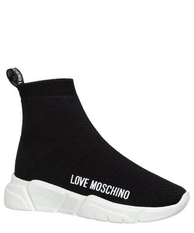 Love Moschino Women high-top Sneakers Black 6 US
