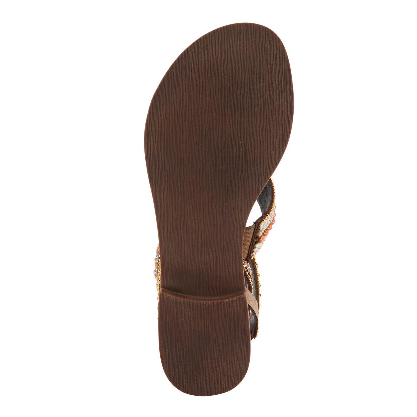 Azura Women's Andromeda Gladiator Flat Sandals with Jewels Gold Multi EU 35 / US 5