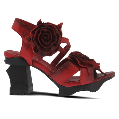 Spring Step L`Artiste Women's Shelly Ankle Strap Sandal Red EU 40 / US 9