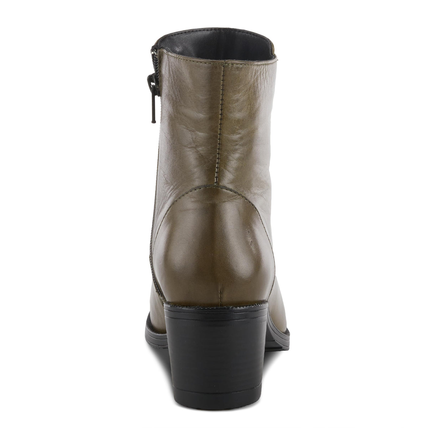 Spring Step Women's Garibaldi Leather Bootie Olive Green EU 40 / US 9