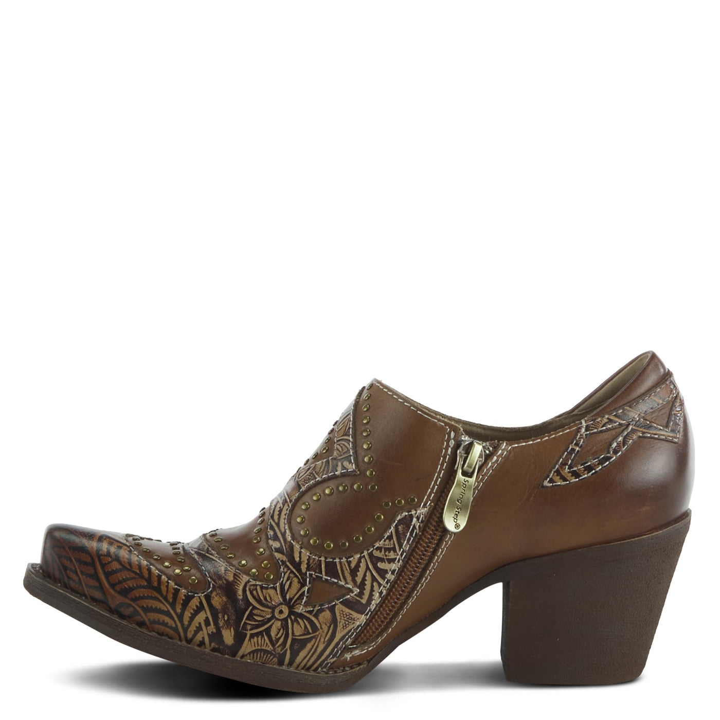 Spring Step L'Artiste Women's Zappa Leather Shootie Brown EU 40 / US 9