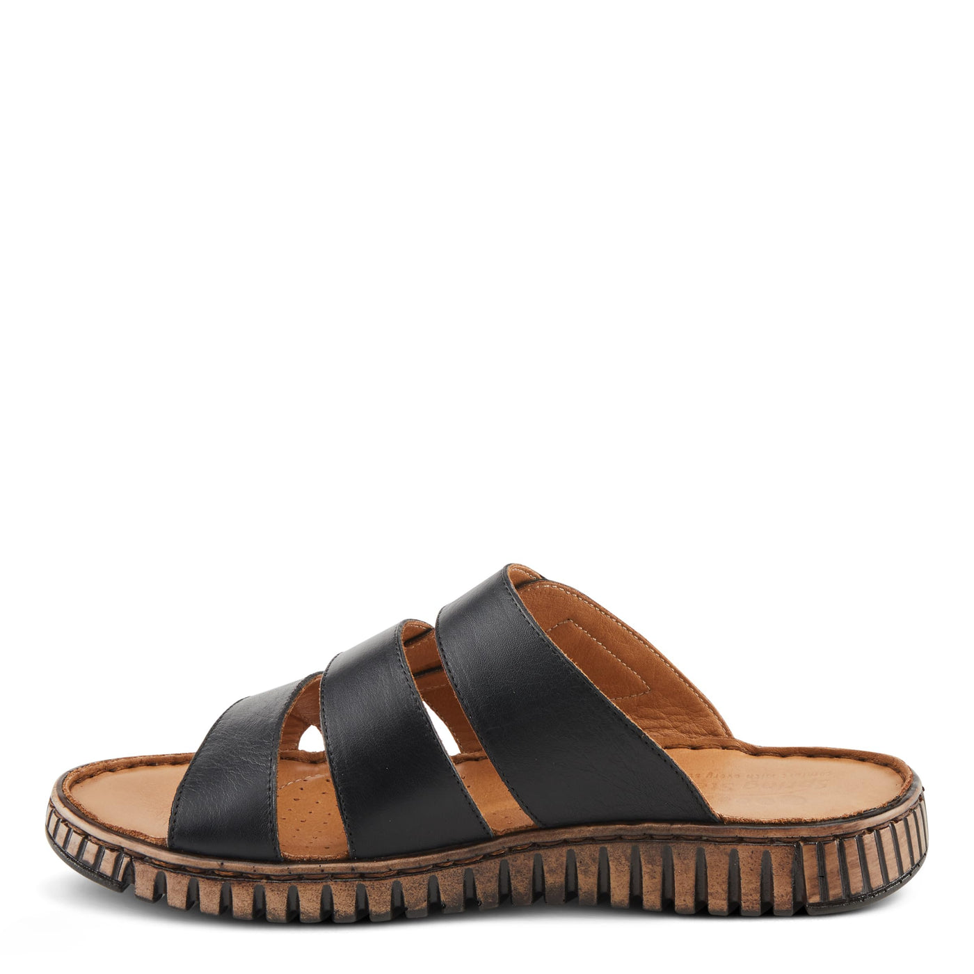 Spring Step Women's Olly Sandal, Black, 6.5-7