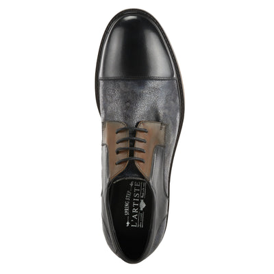 Spring Step L'Artiste Men's Leron Leather Oxford Shoes Black Multi EU 43 / US 9.5-10