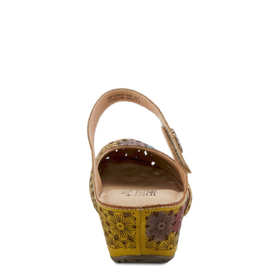 Spring Step L'Artiste Women's Spikey Sandals Yellow Multi EU 42 / US 10.5-11