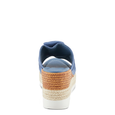 PATRIZIA Women's BELLALUCE Slide Wedge Sandals Blue EU 41 / US 9.5-10