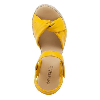 PATRIZIA Women's Essence Slingback Sandals Yellow EU 41 / US 9.5-10