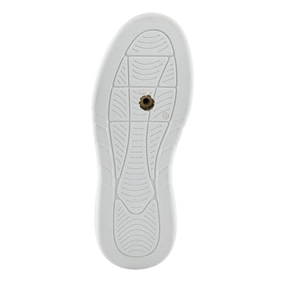 PATRIZIA Women's Leontine Sneakers with D-Ring Metallic Eyelets, Crystal Embellishments, and Comfortable Fit White EU 39 / US 8.5