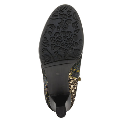 Spring Step L'Artiste Women's Glitterail Leather Bootie Gold Multi EU 41 / US 9.5-10