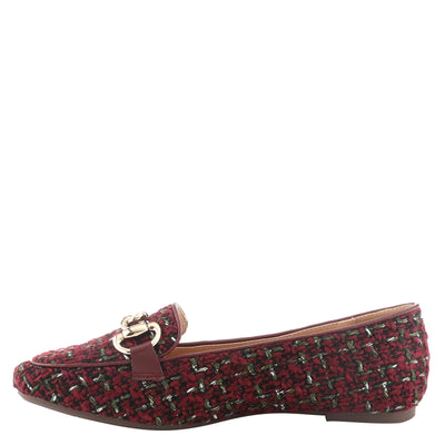 PATRIZIA Women's Knitknot Shoes Bordeaux Multi EU 40 / US 9