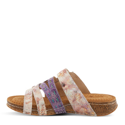 Spring Step L'Artiste Women's CALAMITYJAY Shimmering Comfort Sandals | Stylish and Practical Purple Multi EU 39 / US 8.5