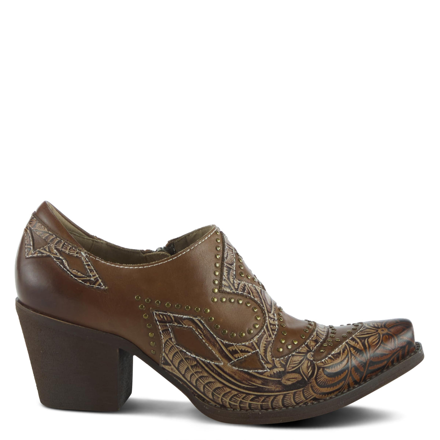 Spring Step L'Artiste Women's Zappa Leather Shootie Brown EU 37 / US 6.5-7