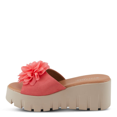 PATRIZIA Women's Mumsie Wedge Sandal Dark Pink EU 37 / US 6.5-7