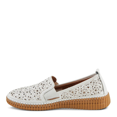 Spring Step Women's Jookin-W Loafer Flat, White, 6