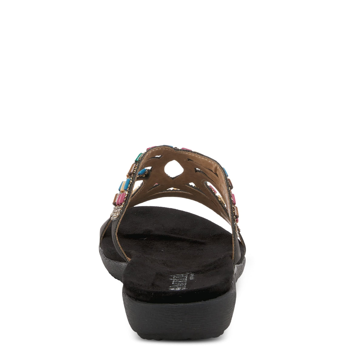 PATRIZIA Women's Twirling Slide Sandal Black EU 42 / US 10.5-11