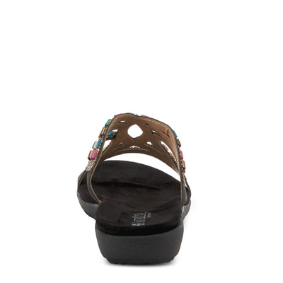 PATRIZIA Women's Twirling Slide Sandal Black EU 42 / US 10.5-11