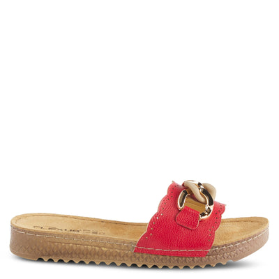 Flexus by Spring Step Janey Women's Slide Sandals, Size: 36, Red