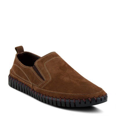 Spring Step Men's Marko Slip-On Shoe Brown Nubuck EU 43 / US 9.5-10