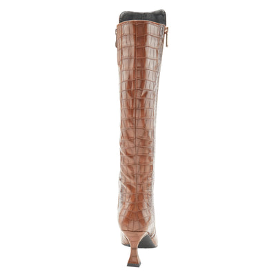 PATRIZIA Women's Wowie Boots Brown Croco EU 41 / US 9.5-10