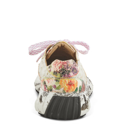 L'Artiste by Spring Step Women's Daisymae Sneaker, Beige Multi, 7.5-8