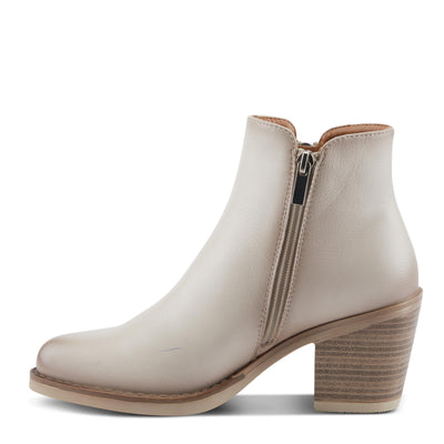 PATRIZIA Women's ALRK Heeled Booties with Fringe Tassels, Zipper Closure, and Western-Inspired Design Bone EU 39 / US 8.5