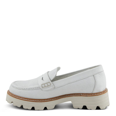 Spring Step Lexington Women's Lugged Loafers with Soft Leathers and Penny Keeper Detail White EU 42 / US 10.5-11