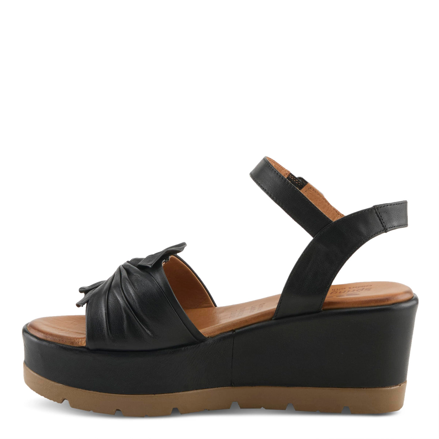 Spring Step Women's Wakefield Sandal, Black, 5.5-6