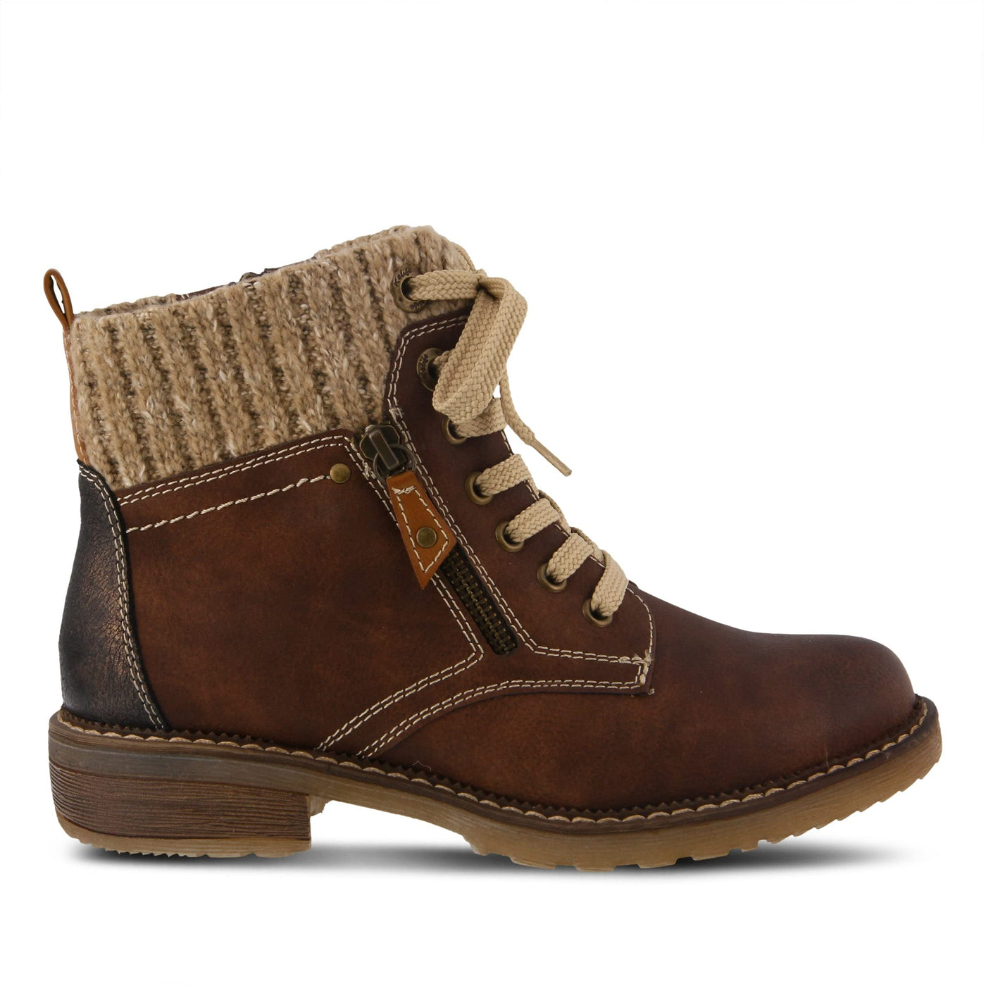 Spring Step Women's Khazera Boot, Brown, 8.5