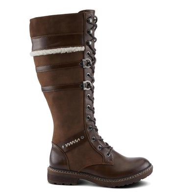 PATRIZIA Women's ALGERON Tall Boots with Sleek Design, Decorative Details, and Comfortable Fit Brown EU 36 / US 5.5-6