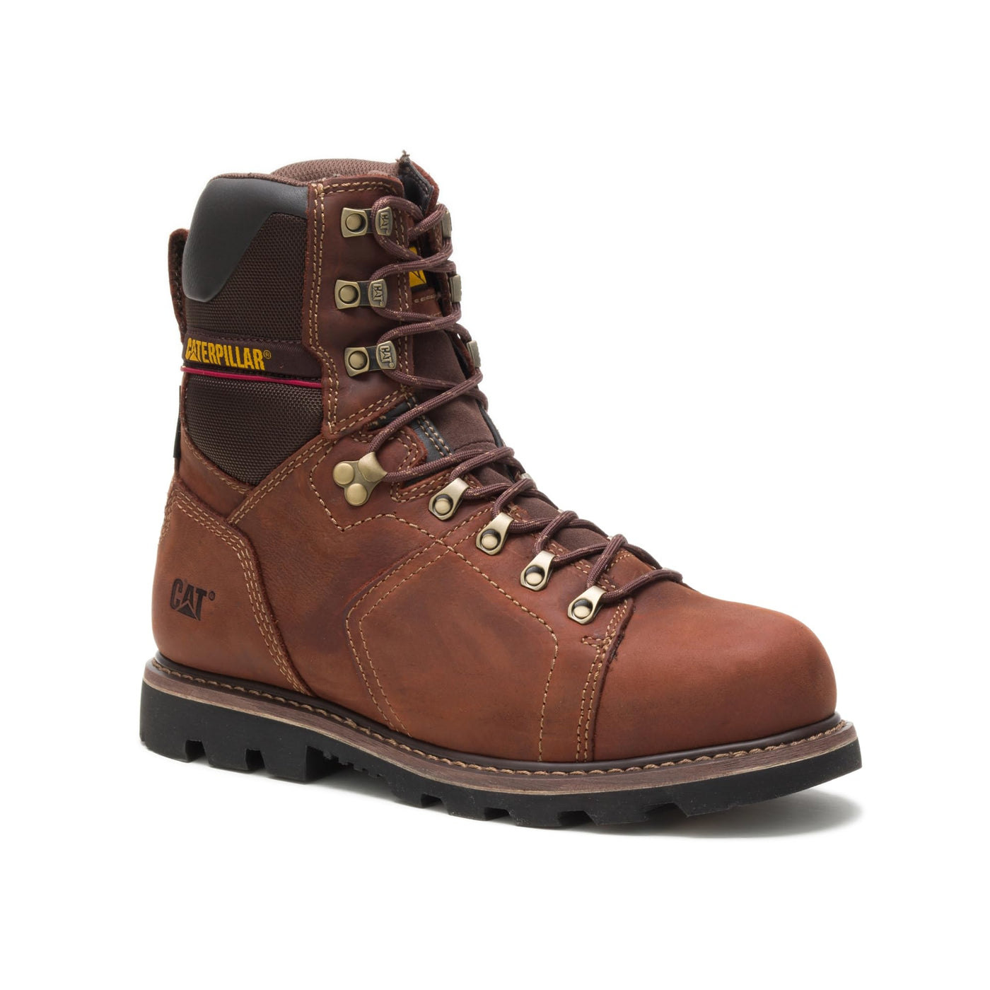 Cat Footwear Men's Alaska 2.0 8" WP TX ST Construction Boot, Walnut, 10.5 Wide