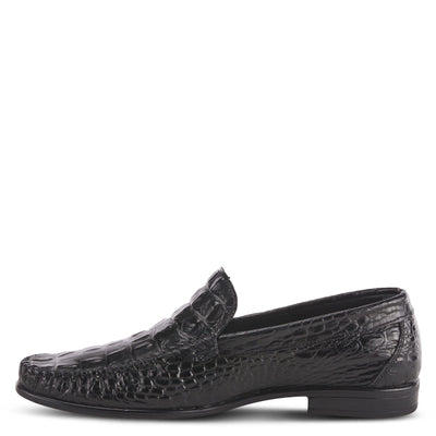 Spring Step Men's Choz Slip-On Shoe Black Croco EU 44 / US 10.5-11