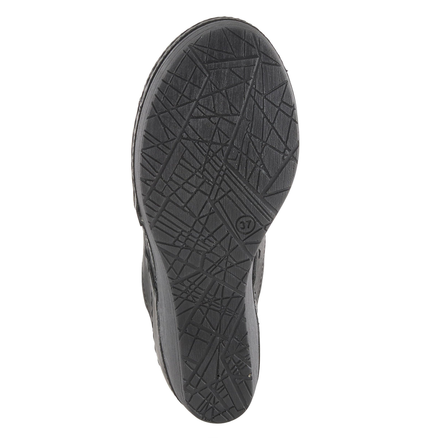 Flexus Women's Dreiser Slide Wedge Sandal Black EU 40 / US 9