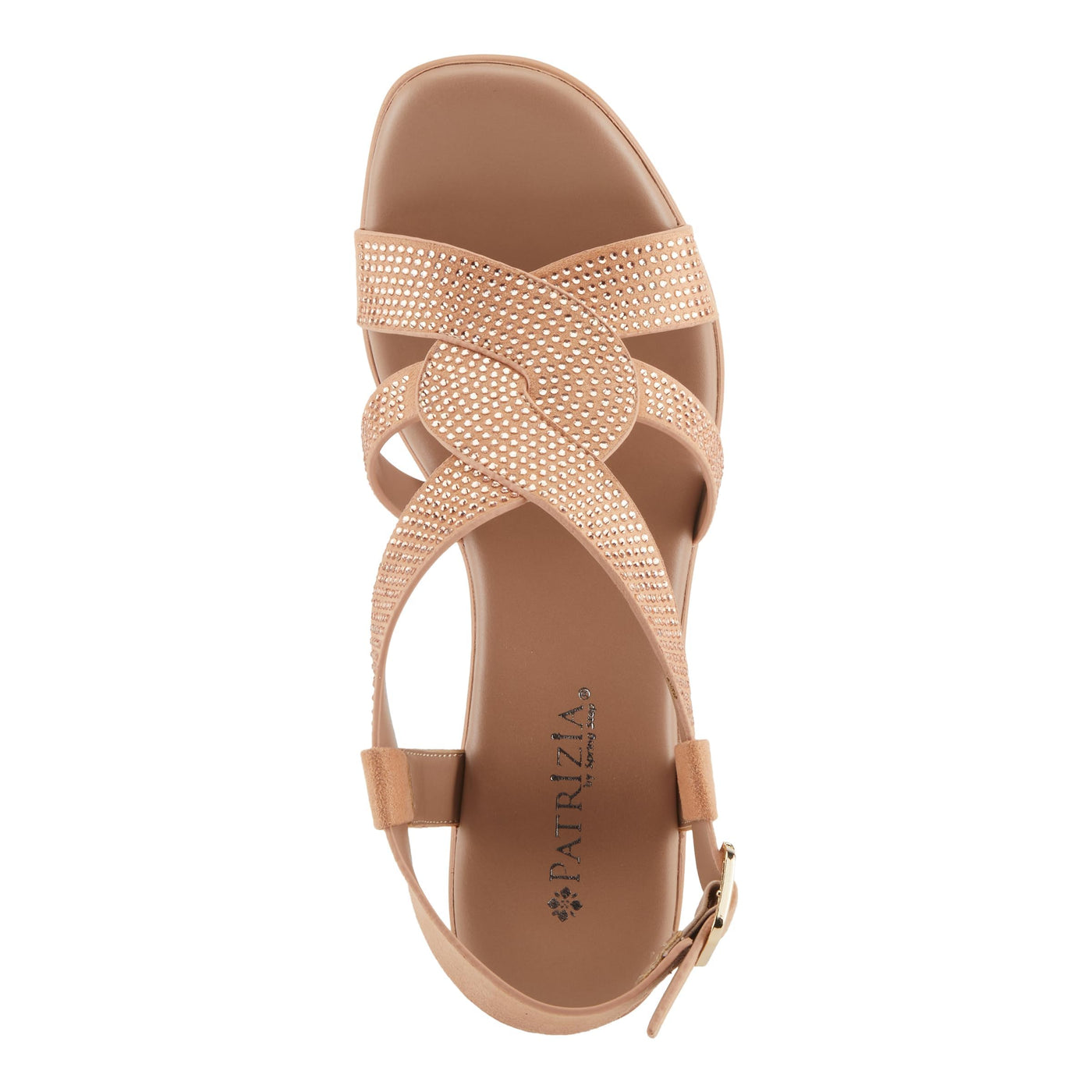 PATRIZIA Women's DRINA Slingback Cross-Over Heeled Sandals Blush EU 38 / US 7.5-8