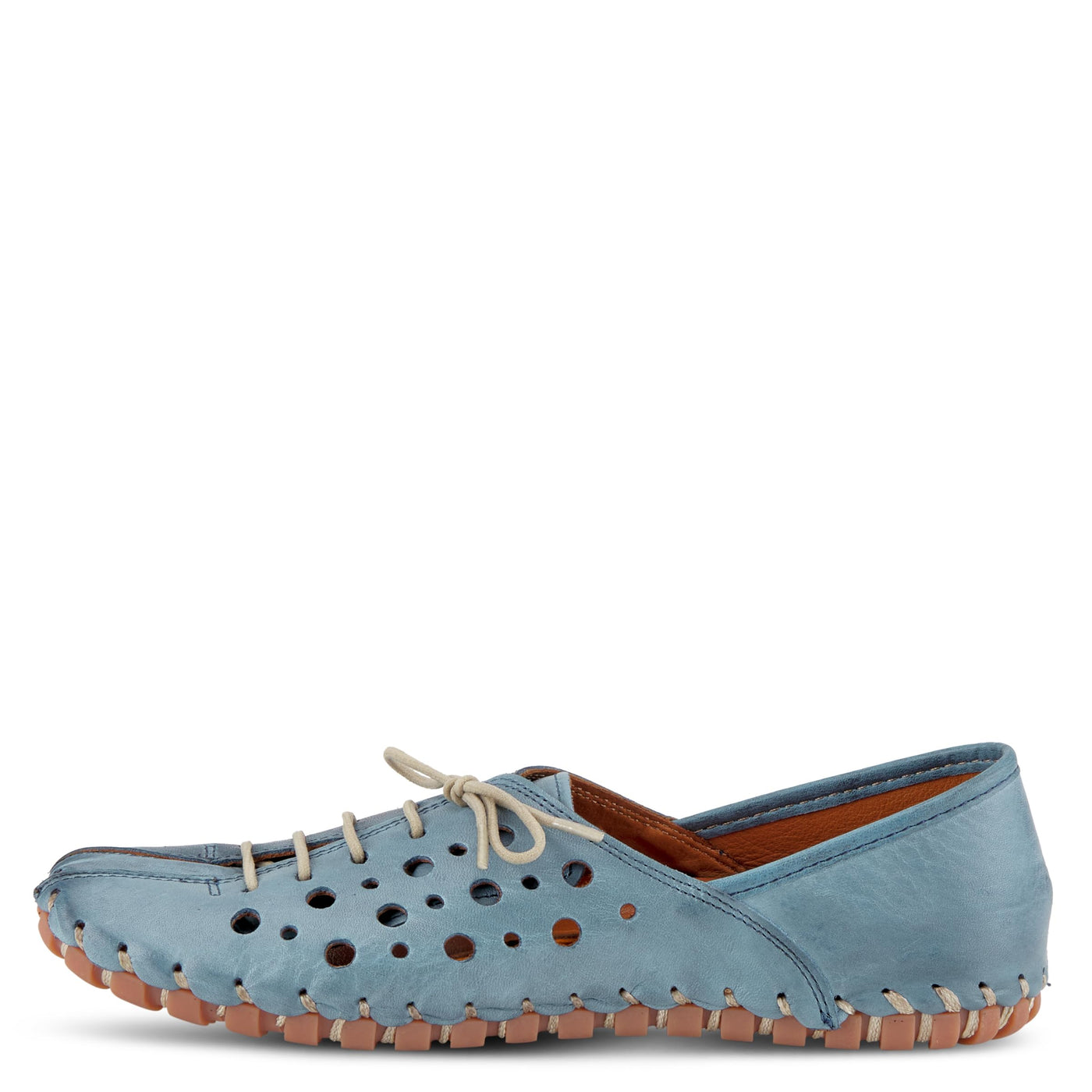Spring Step Women's Moonwalk Slip-On Shoe Blue EU 38 / US 7.5-8