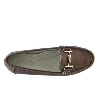 PATRIZIA Women's Delmy Loafer Bronze EU 40 / US 9