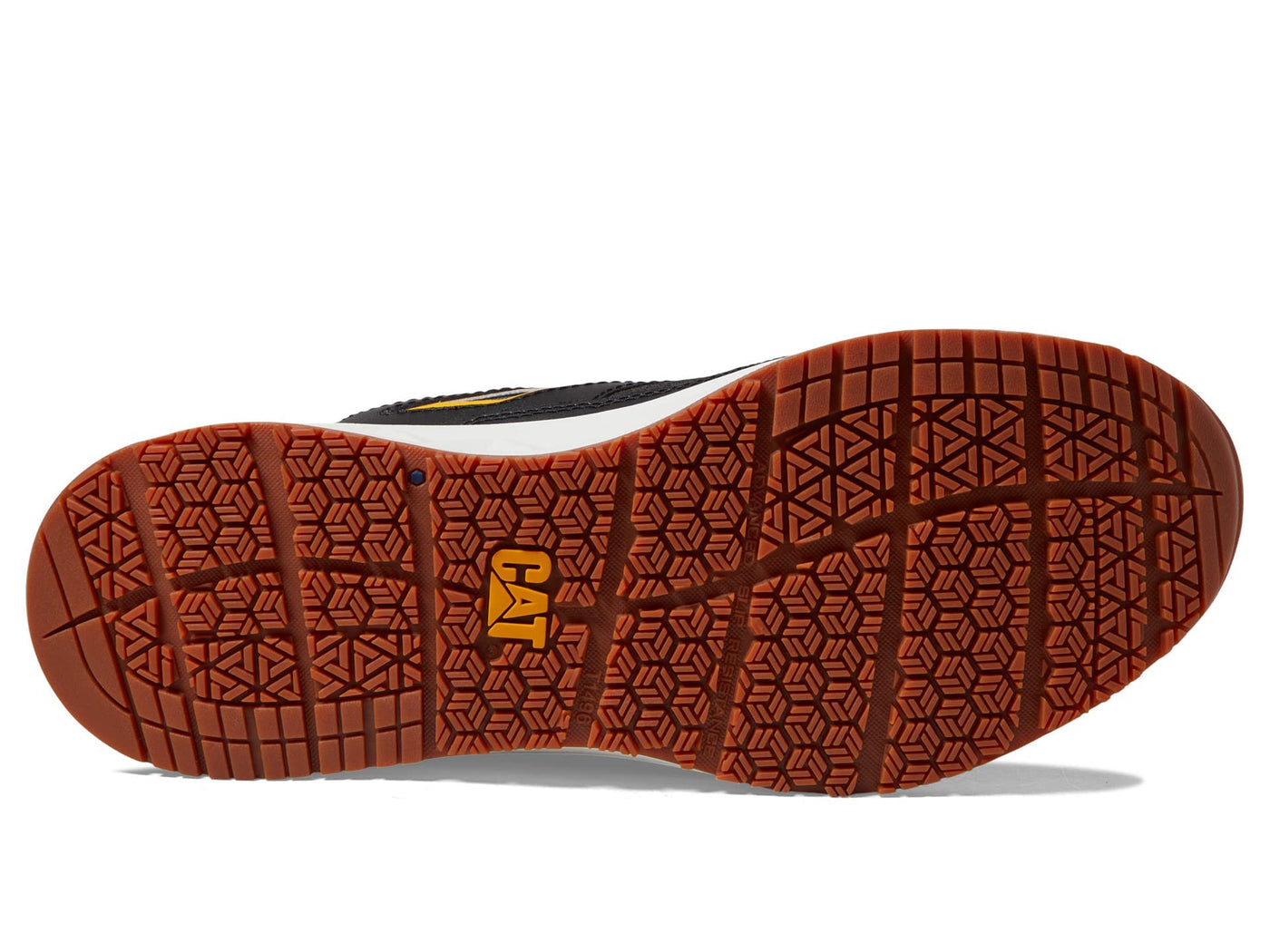 Caterpillar Streamline Runner Carbon Composite Toe Work Shoe Men Black/Cat Yellow